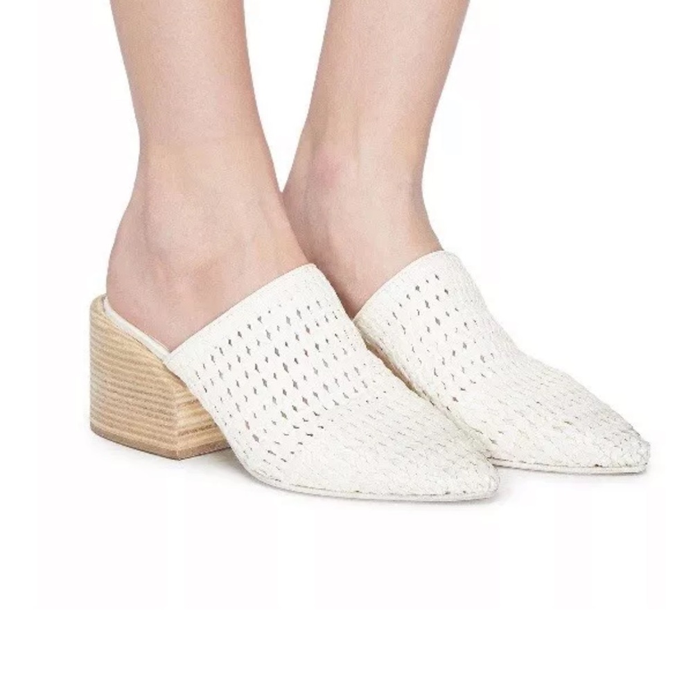 MARSELL silver Leather‎ Weaved Mule in silver